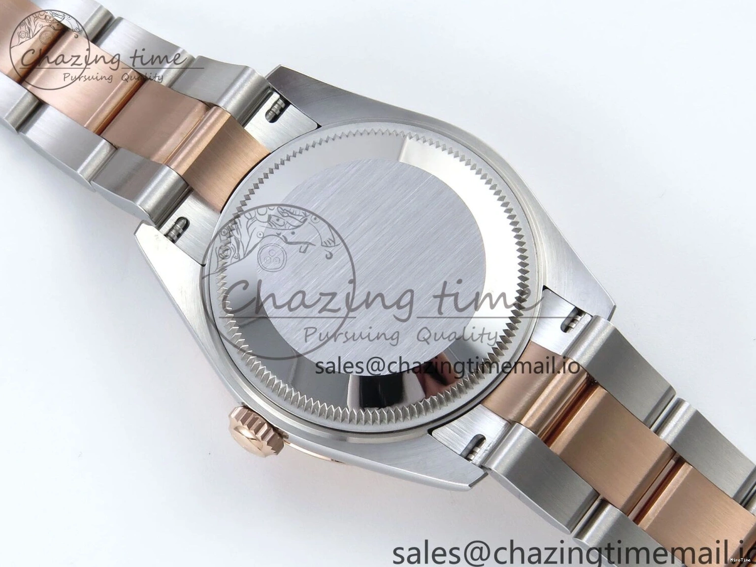 MiroTime 1230 Casual DateJust 31 278271 ARF 1:1 Best Edition 904L Steel White Roman Dial on SS RG Oyster Bracelet ETA 521